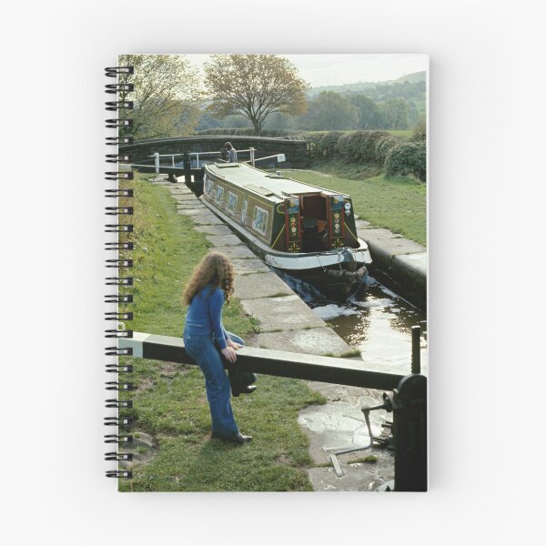 Item preview, Narrow boat passing through one of the Bosley locks on the Macclesfield Canal near Congleton, UK in the 1970s designed and sold by David A. L. Davies.