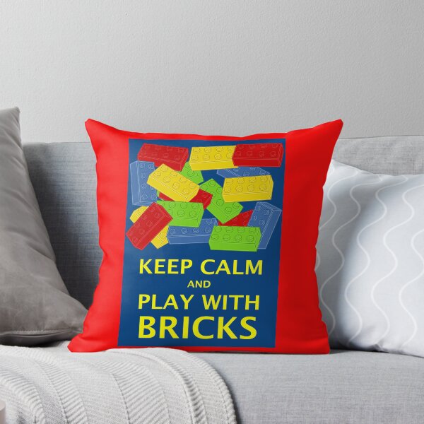 Item preview, KEEP CALM AND PLAY WITH BRICKS designed and sold by ChilleeW.