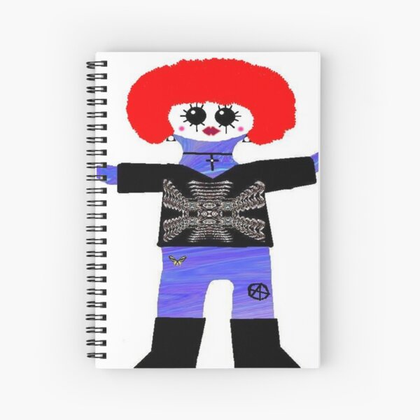 Item preview, Little Punk Rock / Goth Rag Doll Wearing Mommy's Art 3 designed and sold by Deborah Lazarus.