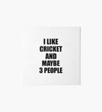 CRICKET Lover Funny Gift Idea I Like Hobby Art Board