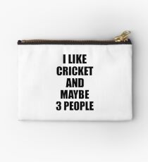 CRICKET Lover Funny Gift Idea I Like Hobby Studio Pouch