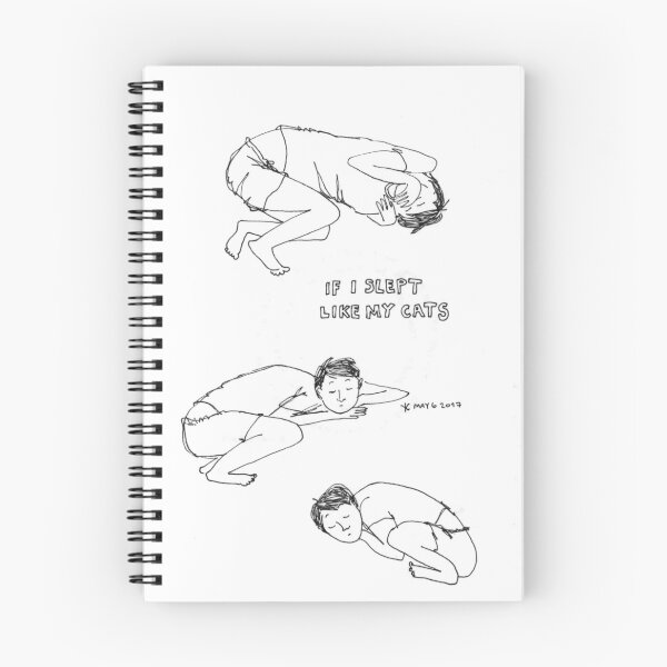 Item preview, If I slept like my cats designed and sold by Yael Kisel.