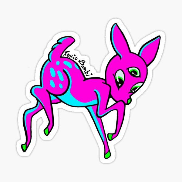 TOXIC BAMBI - ULTRA VIOLET Sticker