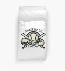 Vintage baseball Duvet Cover