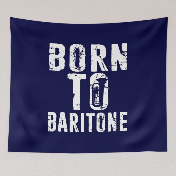 Item preview, Baritone Euphonium Shirt BrassBand Musician Marching Band Player Tee designed and sold by niftee.