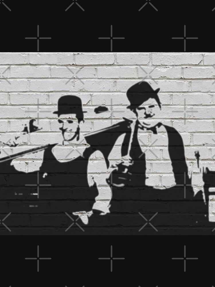 Whitewall Graffiti: Laurel & Hardy by halibutgoatramb