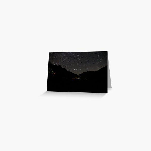 Alpine Stars Greeting Card