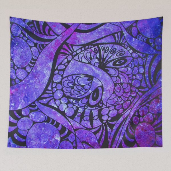 Artikelvorschau, Muster Zendoodle Steinkreis Schmetterling entworfen und verkauft von Patricia Piotrak.