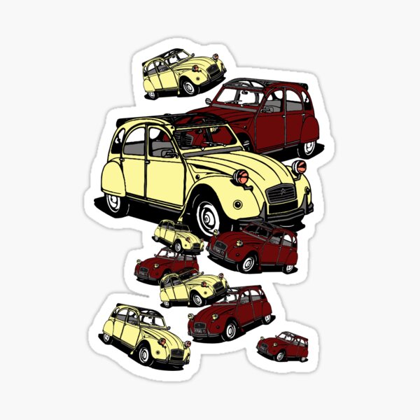 Item preview, Who buys 2cv vintage Citroen, retro car designed and sold by Mauswohn.
