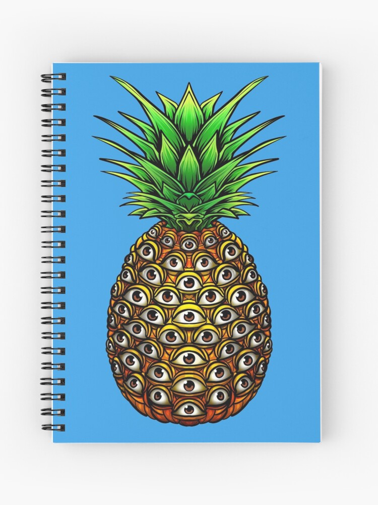 Psychedelic Pineapple With Eyes Trippy Design