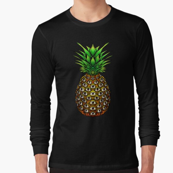 Glow in the Dark Pineapple Crop Top Yoga Crop Top Festival Crop Top  Pineapple Shirt Psychedelic Pineapple Geometric Pineapple -  Israel