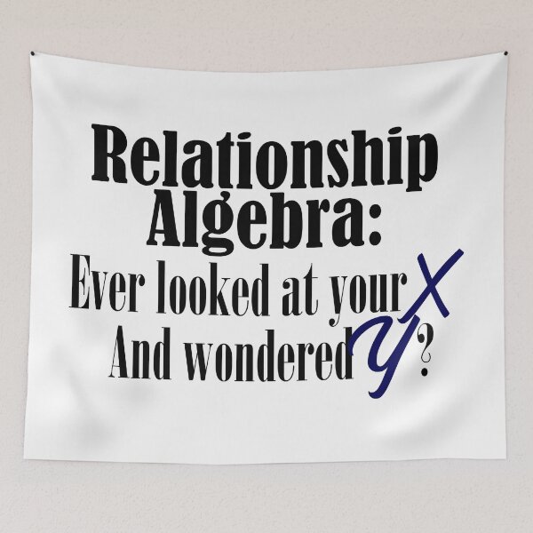 Item preview, Relationship Algebra Funny Math Equation Pun Meme  designed and sold by Articulate.