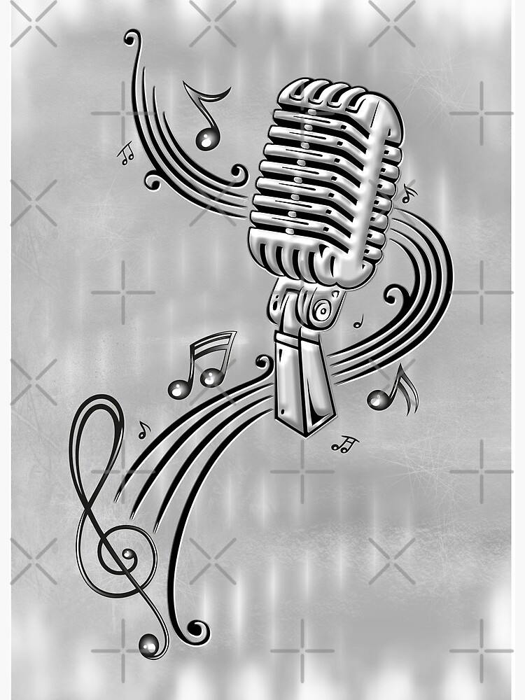 Illustration Vectorielle Créative Microphones Concert Vintage Rétro Sur  Support Isolé Vecteur par ©MIKHAIL_GRACHIKOV 177888040