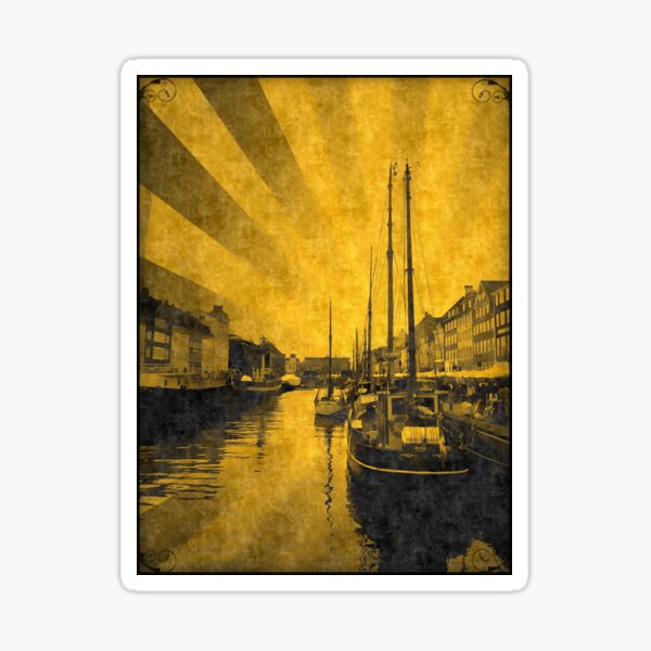 Copenhagen Gold Sticker