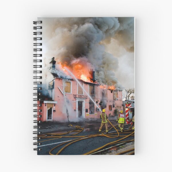 Item preview, Firefighters tackle a fire in Sussex designed and sold by Eddie Howland.