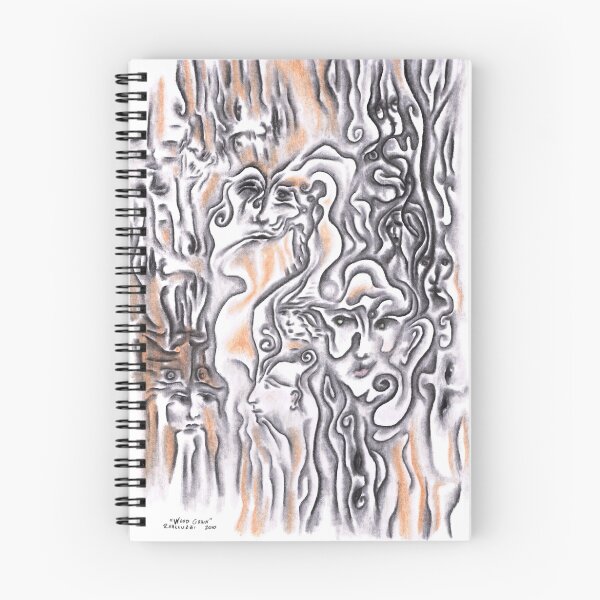 Item preview, Wood Grain, charcoal on paper designed and sold by Regina Valluzzi.