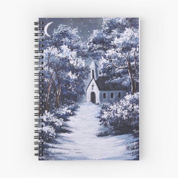 Item preview, Little White Church On Winter Night designed and sold by teresa731.