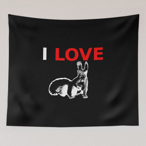 Item preview, I love squirrel designed and sold by RetroFuchs.