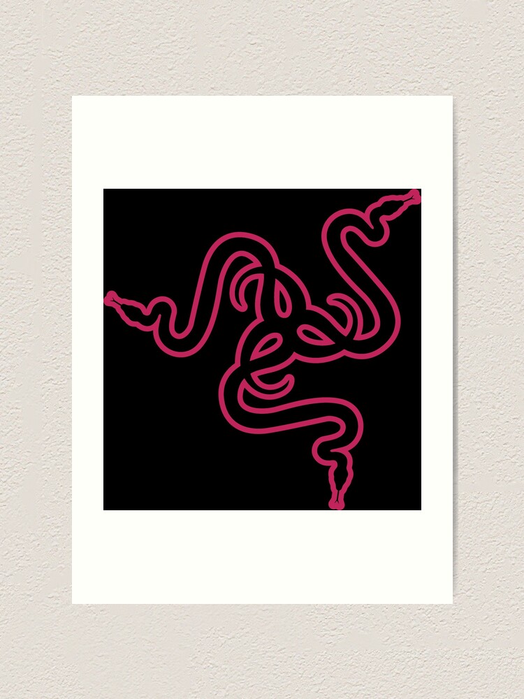 razer red logo art print by cyprusassassing redbubble razer red logo art print by cyprusassassing redbubble