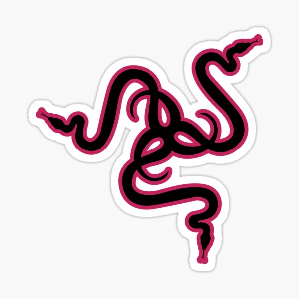 razer red logo sticker by cyprusassassing redbubble redbubble