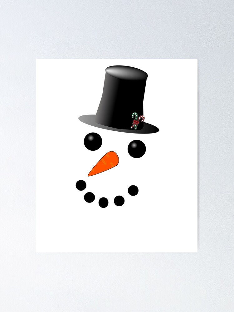 Christmas Buttons: Happy Snowman Head Christmas Buttons: Happy Snowman Head