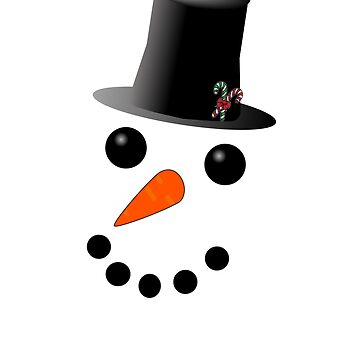 Christmas Buttons: Happy Snowman Head Christmas Buttons: Happy Snowman Head