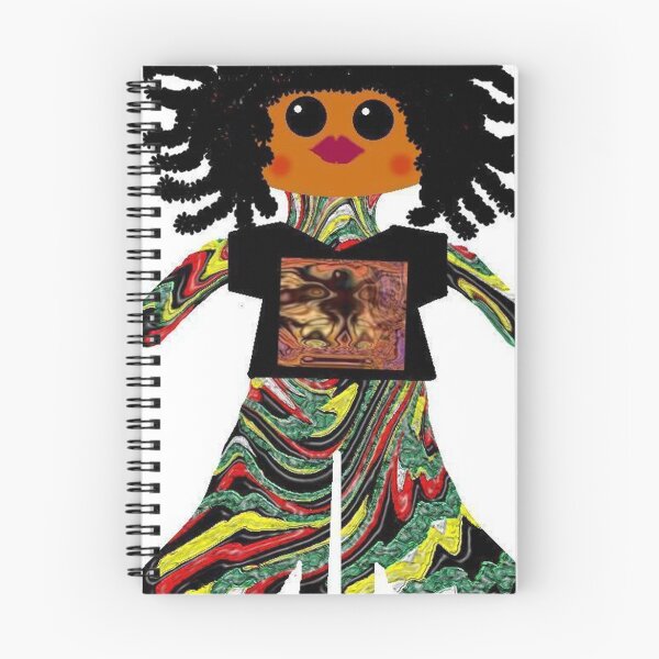 Item preview, Litttle Reggae Rag Doll Wearing Mommy's Art 6 designed and sold by Deborah Lazarus.