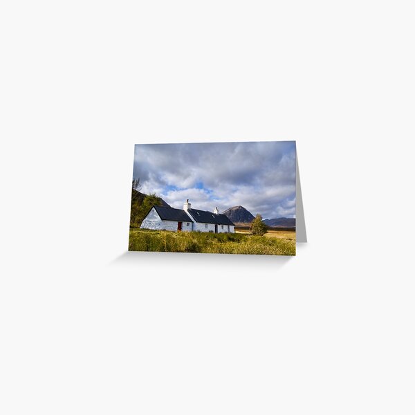 Blackrock Cottage, Glencoe Greeting Card