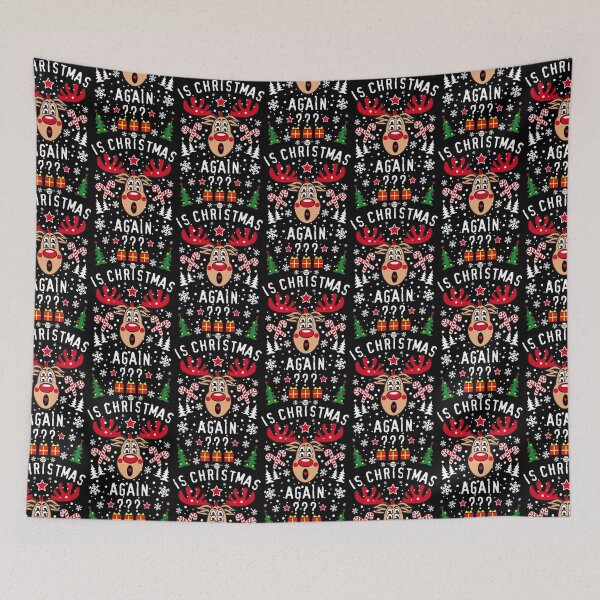 Item preview, 236 deer reindeer Rudolf Is Christmas again? Christmas funny designed and sold by Margarita-Art.