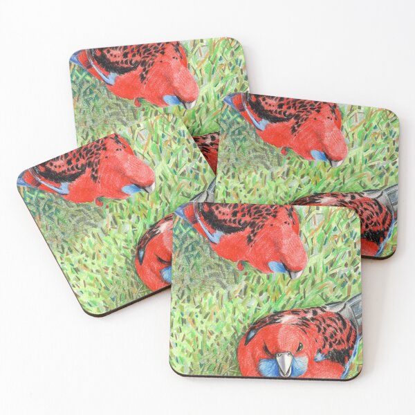 Item preview, Crimson Rosellas designed and sold by Aakheperure.