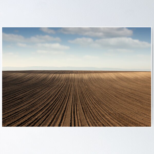 Item preview, plowed field landscape designed and sold by goceris.