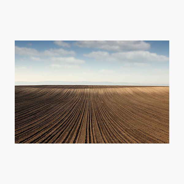 Item preview, plowed field landscape designed and sold by goceris.