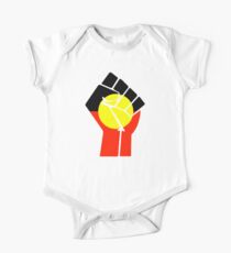 Raised Fist - Aboriginal Flag One Piece - Short Sleeve