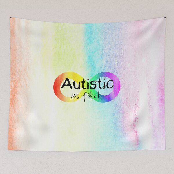 Item preview, Autistic as F*ck designed and sold by NatLeBrunDesign.