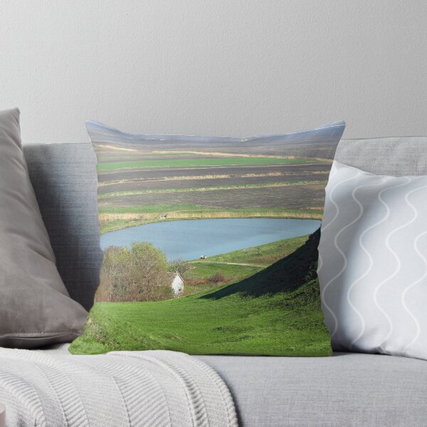 Item preview, fishpond and green hills country landscape designed and sold by goceris.