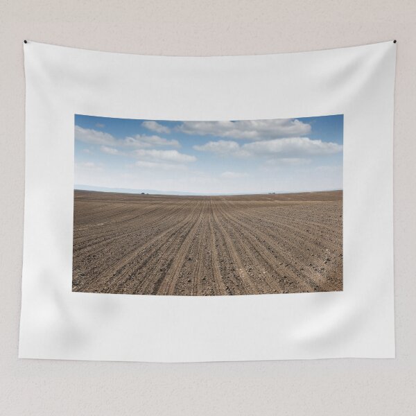 Item preview, plowed field  country landscape spring season agriculture designed and sold by goceris.