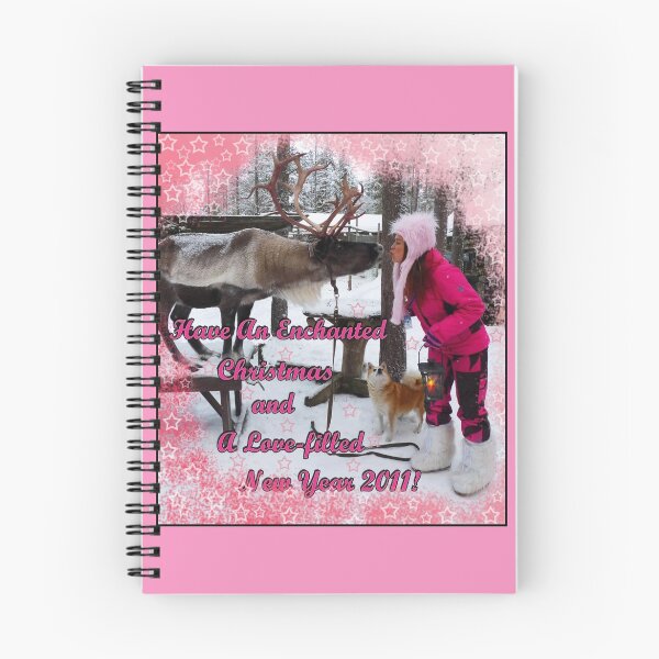 Item preview, Enchanted Christmas Wishes (with pink border) designed and sold by KanaShow.