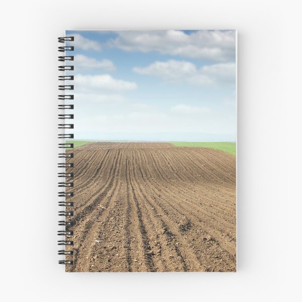 Item preview, plowed field and green wheat landscape spring season designed and sold by goceris.
