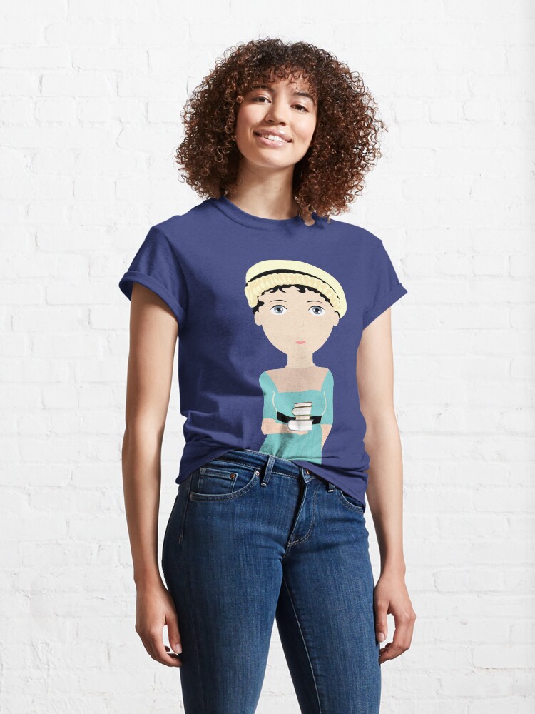 Vista alternativa de Camiseta clásica Jane Austen