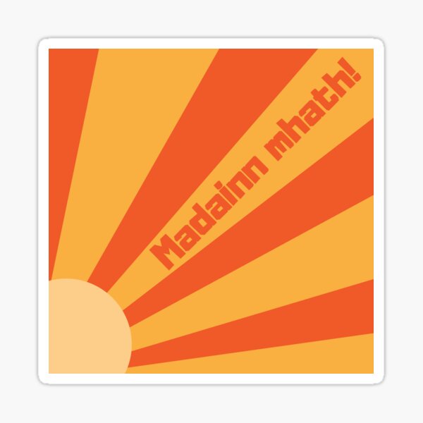 Madainn mhath! Sticker