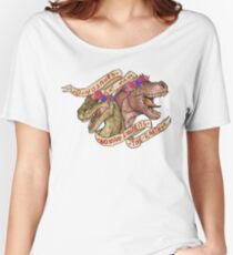 Camiseta ancha La mujer hereda la tierra