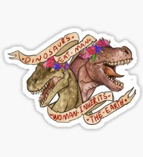 Woman Inherits the Earth Sticker
