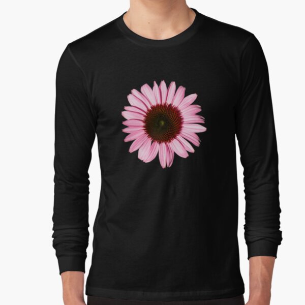 'New Pink Coneflower' Long Sleeve T-Shirt