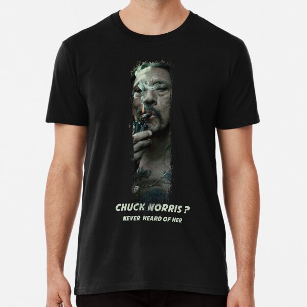 Vista previa del artículo con la obra «Danny Trejo nunca escuchó de Chuck Norris», diseñado y vendido por Quentin1984.