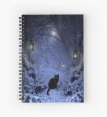 Frostar Midnight Spiral Notebook