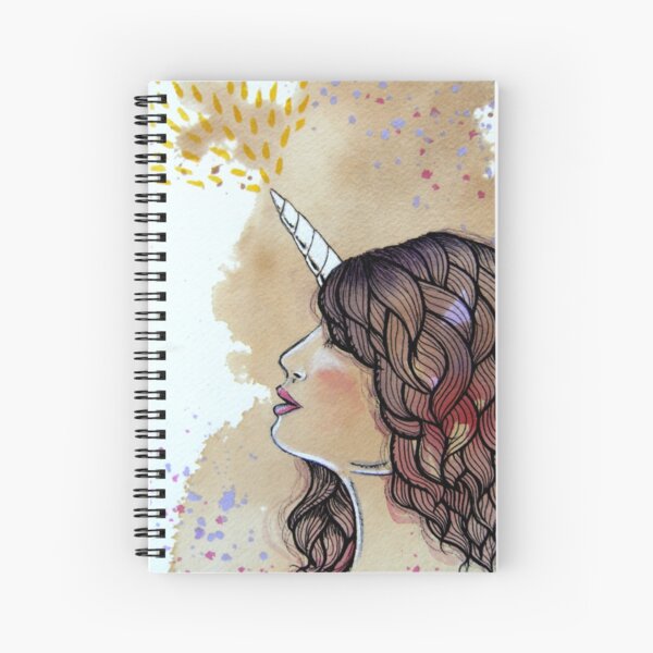 Unicorn Girl Spiral Notebook