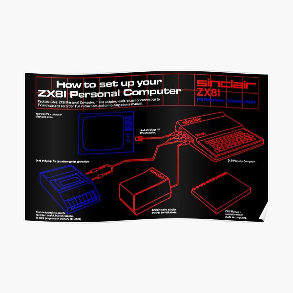 SINCLAIR ZX81 Poster
