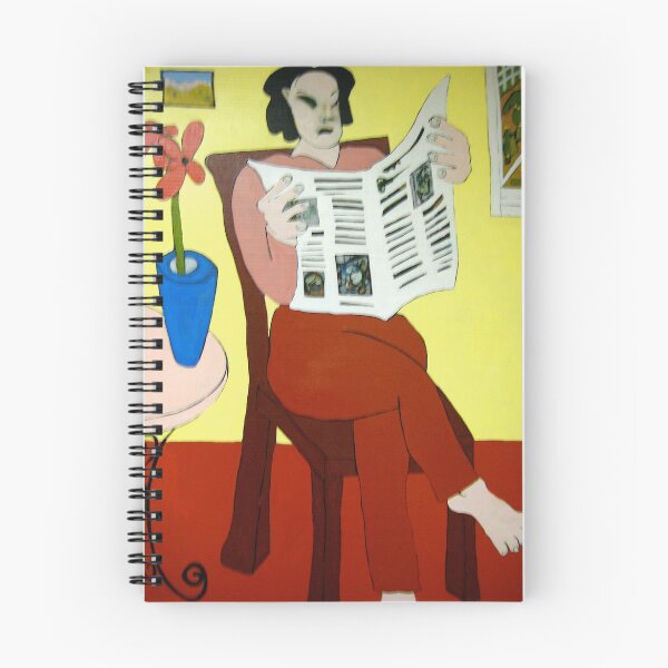 Item preview, Woman Reading Newspaper designed and sold by Jeffrey DeVore.