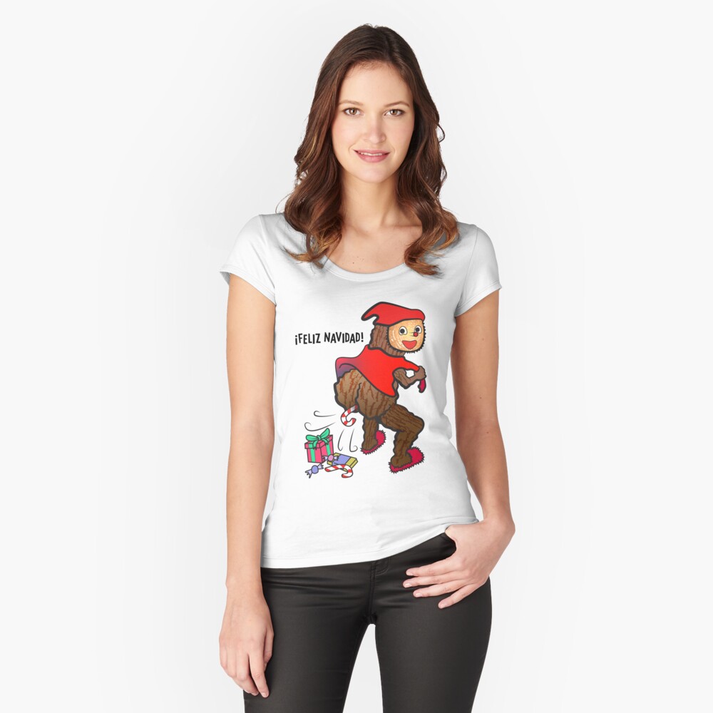 Item preview, Fitted Scoop T-Shirt designed and sold by elbeesea.