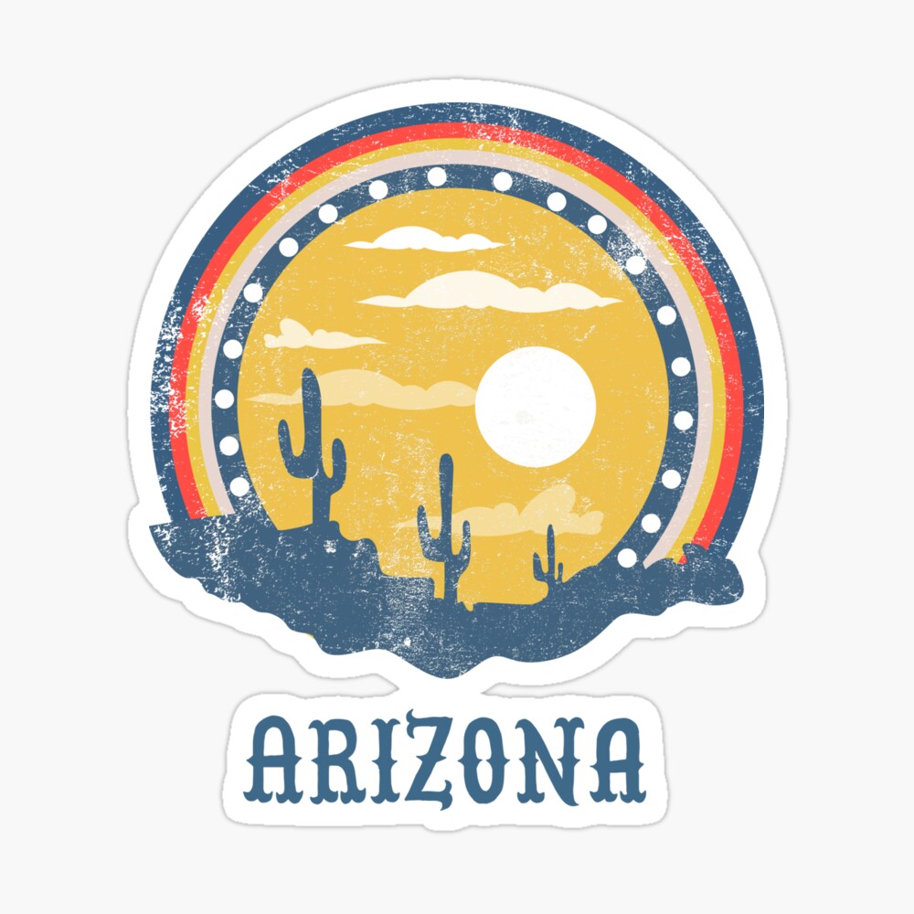 Arizona Retro State Kids Graphic Tee – MADE Art Boutique